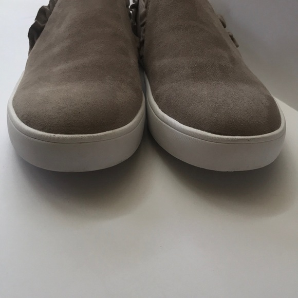 NWOB Kate Spade Tan suede slip on sneakers - Picture 6 of 8